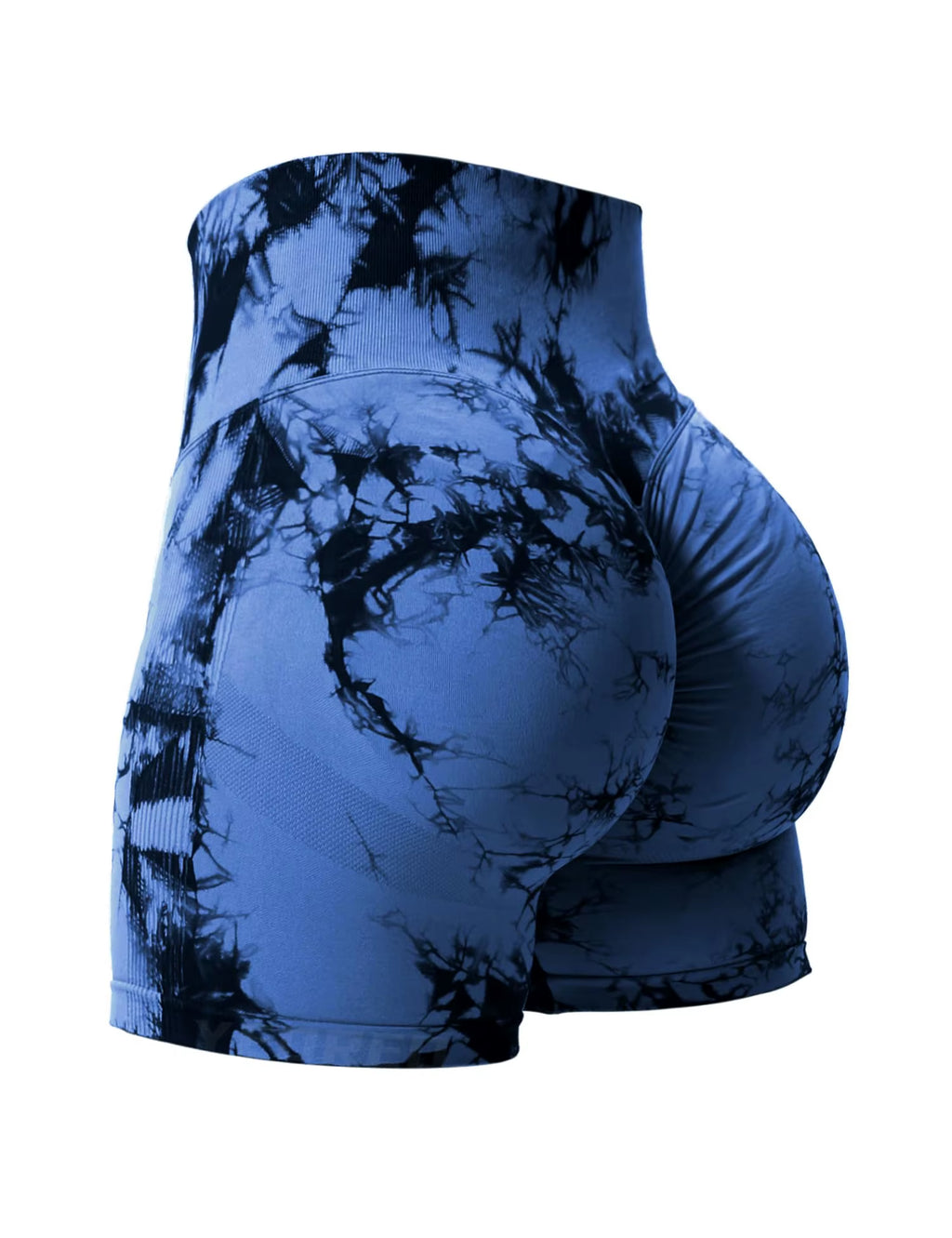 Butt Lifting Tie Dye Summer Shorts Woman High Waist Stretch Sport Shorts Outdoors Summer Outdoors Shorts Woman