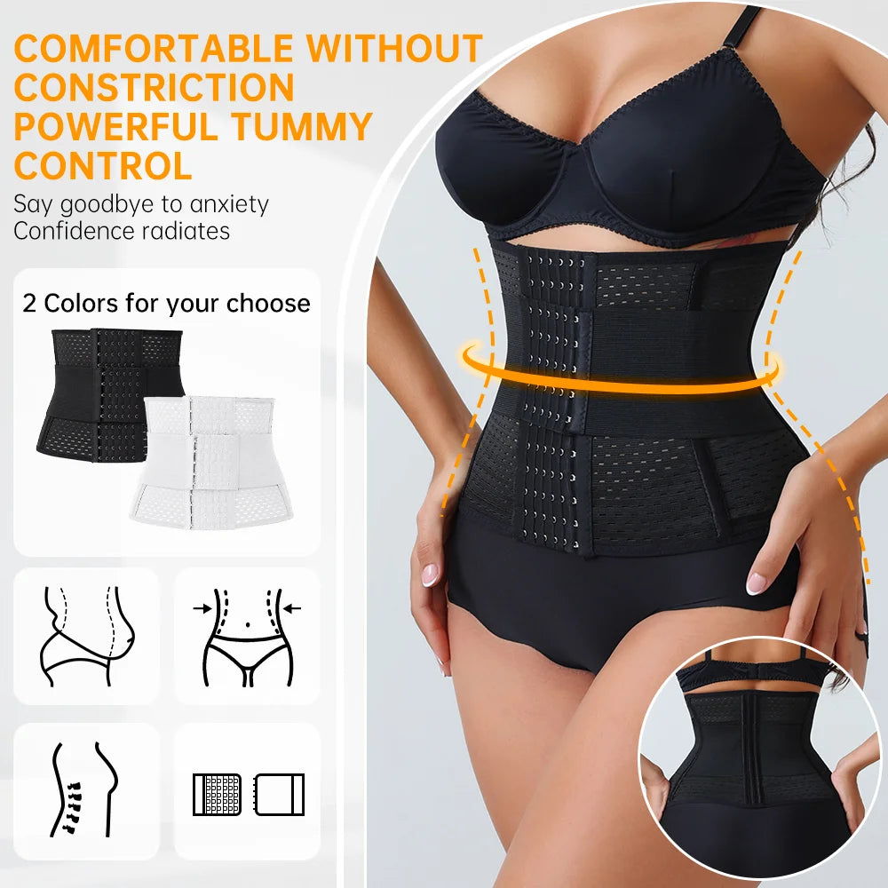 Dual-Belt Neoprene Waist Trainer