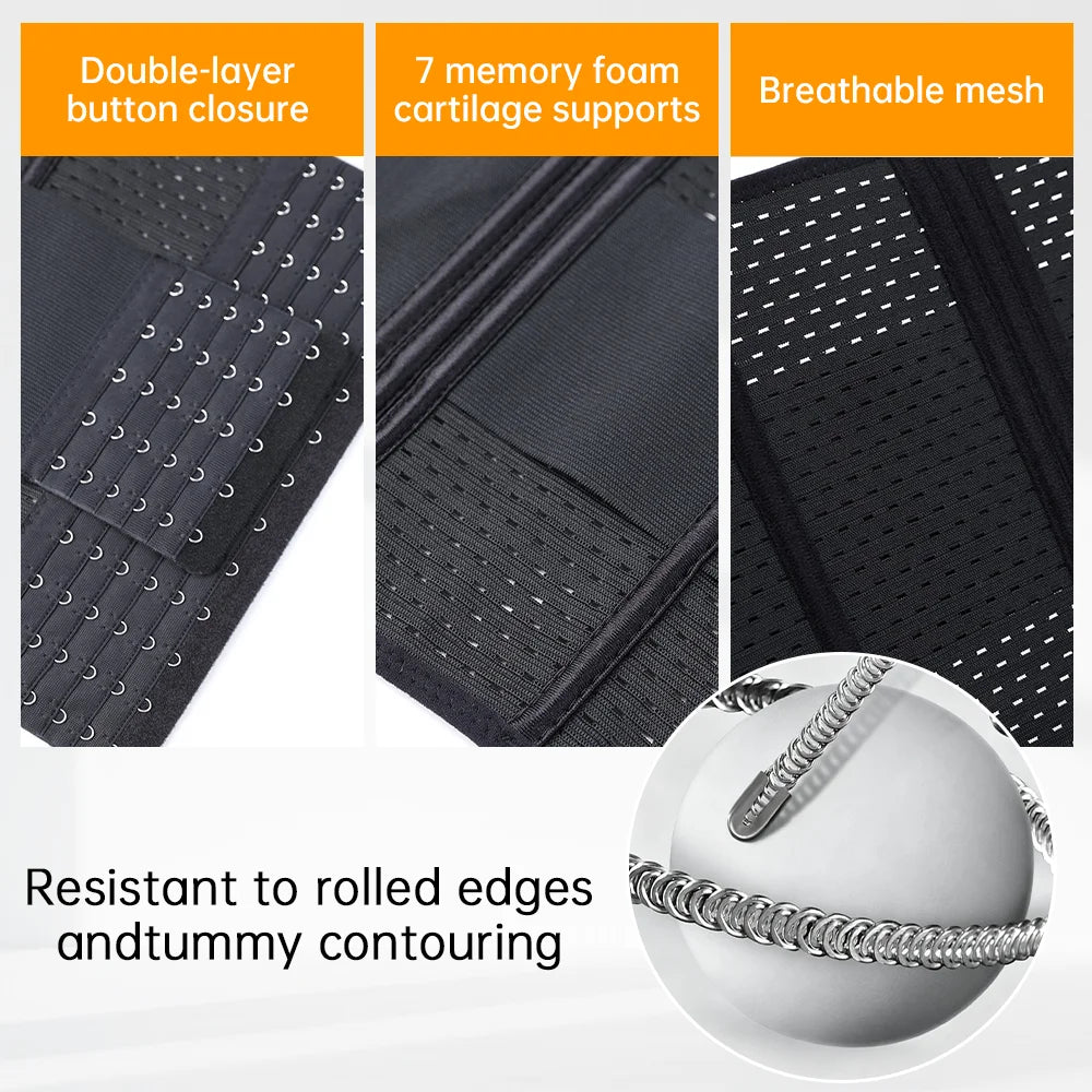 Dual-Belt Neoprene Waist Trainer